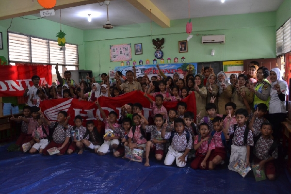 Wahana Honda Perkenalkan Safety Riding untuk Sekolah Dasar di Tangerang