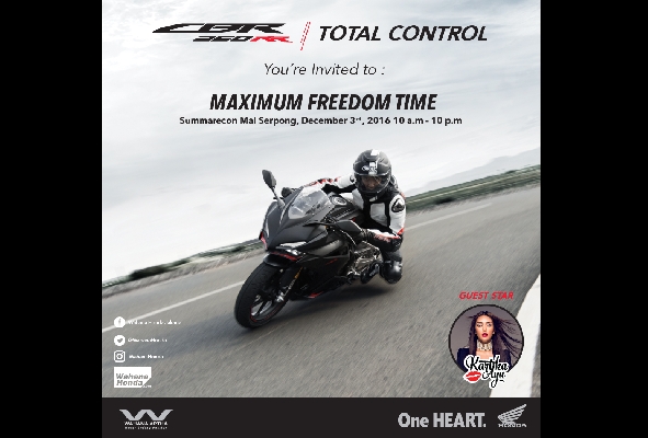 Rasakan Langsung Sensasi Honda CBR250RR Di Summarecon Mall Serpong