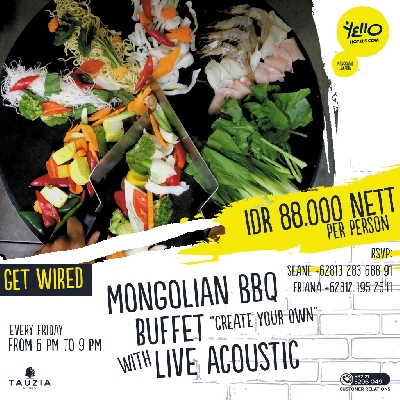 MONGOLIAN BARBEQUE BUFFET “CREATE YOUR OWN”