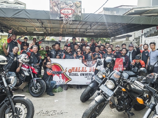 Halal Bihalal Ala Komunitas Honda Rebel