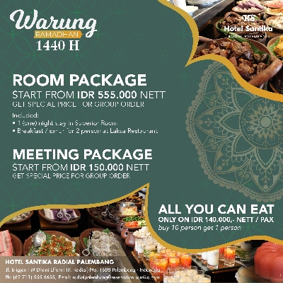 Warung Ramadhan di Hotel Santika Radial Palembang
