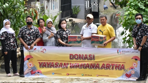 Curah Hujan Mulai Tinggi Yayasan Wahana Artha Siap Bantu Korban Banjir