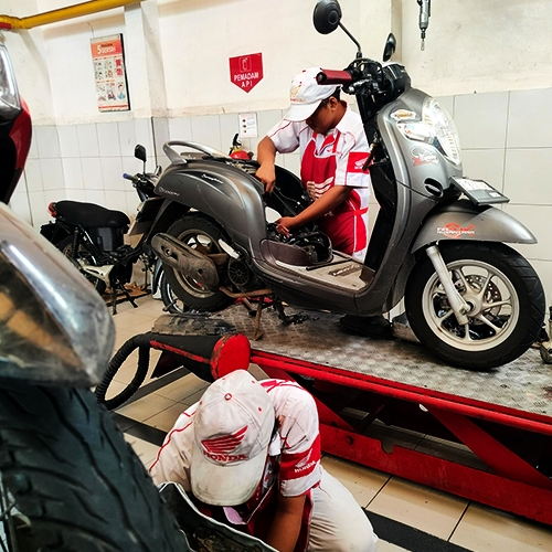 Hampir 3,5 Juta Motor Honda Servis di Bengkel AHASS Jakarta-Tangerang Tahun 2023