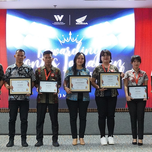 Juara di KLH Regional, Pimpinan Jaringan terbaik Dealer WARI Siap Berikan yang Terbaik di KLHN