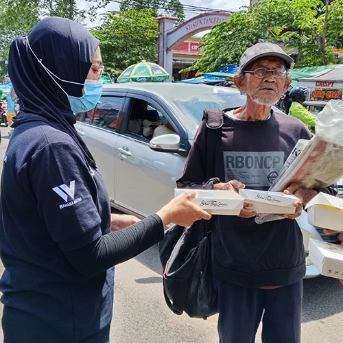 Demi Wujudkan SDGs Zero Hunger di Jakarta - Tangerang, PT WMS Sudah Distribusikan Lebih dari 2.400 Paket Makanan