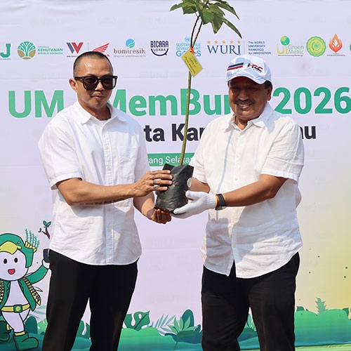 PT Wahana Makmur Sejati Dukung UMJ Membumi 2026 Lewat Penanaman 650 Bibit Pohon